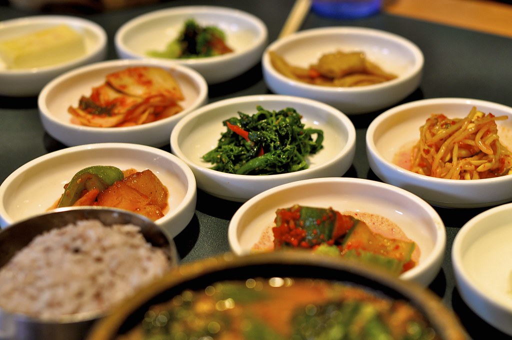 traditional side dishes served at a korean meal