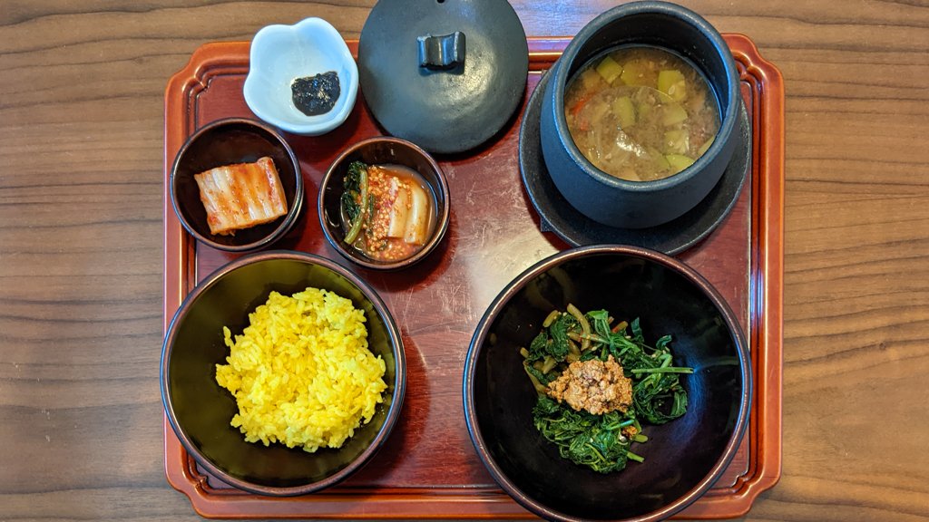 Traditional Buddhist temple food in South Korea
